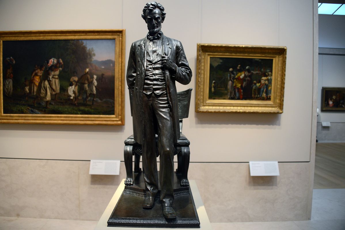 762A Standing Lincoln Bronze Statue - Augustus Saint-Gaudens 1884-87 - American Wing New York Metropolitan Museum of Art